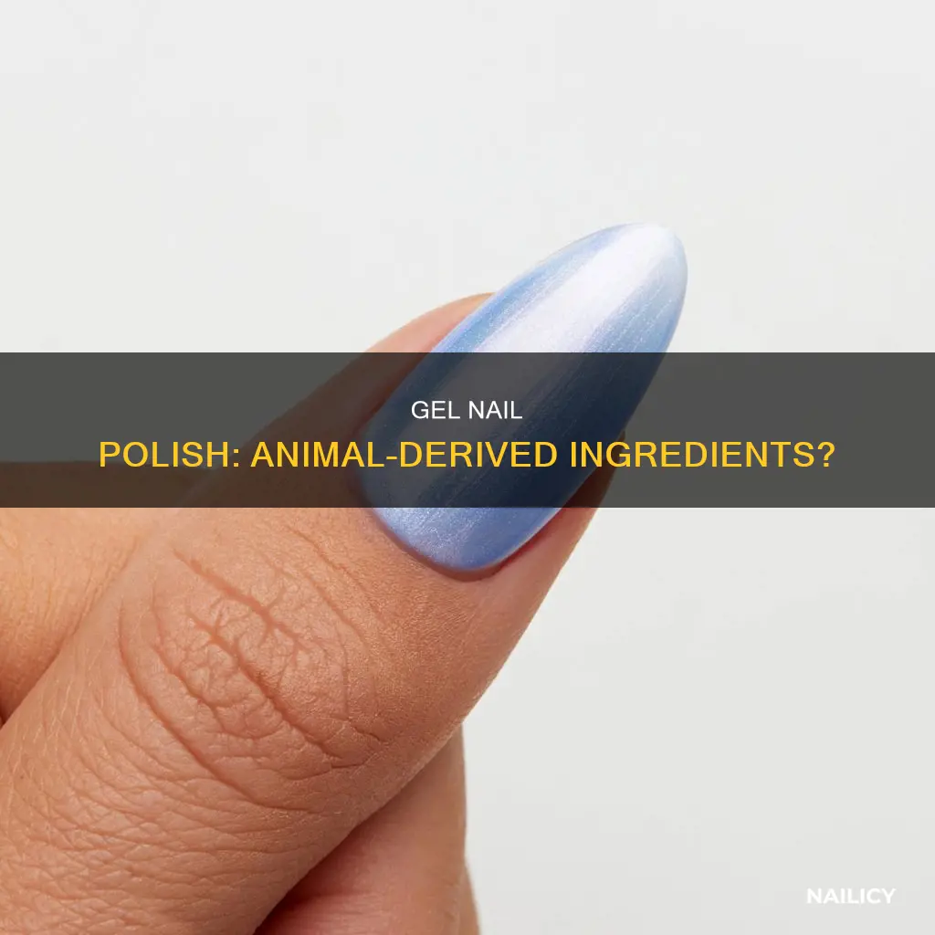 is gel nail polish made from animals
