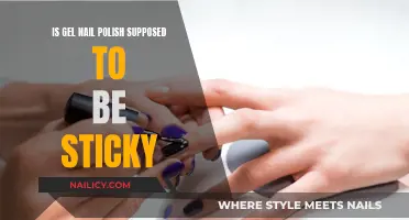Gel Nail Polish: Why Does It Get Sticky?