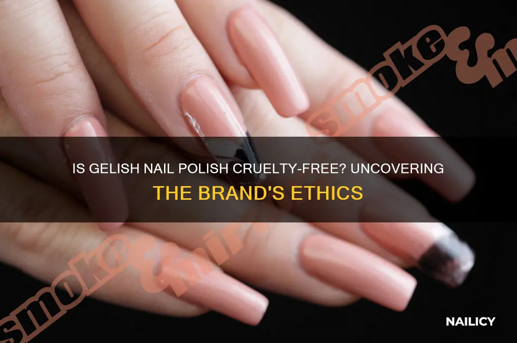 is gelish nail polish cruelty free