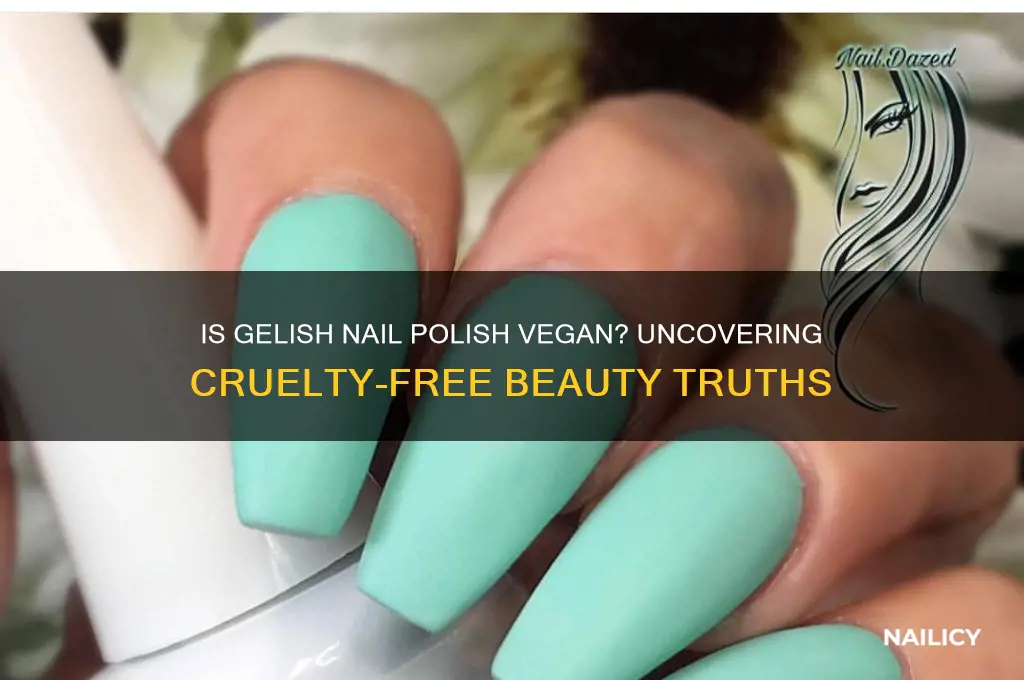 is gelish nail polish vegan