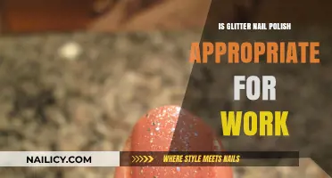 Glitter Nail Polish at Work: Professional or Too Flashy?