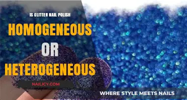 Glitter Nail Polish: Homogeneous or Heterogeneous? Unraveling the Mixture