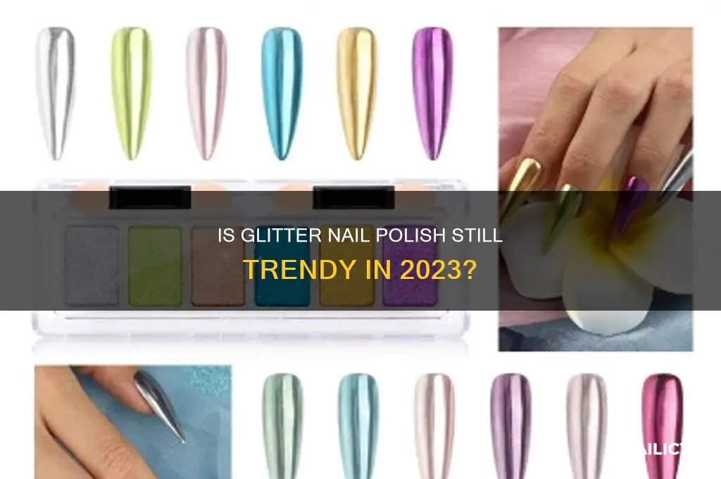 is glitter nail polish in style