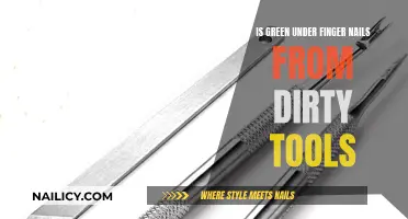 Dirty Tools: Green Under Fingernails, What's the Deal?