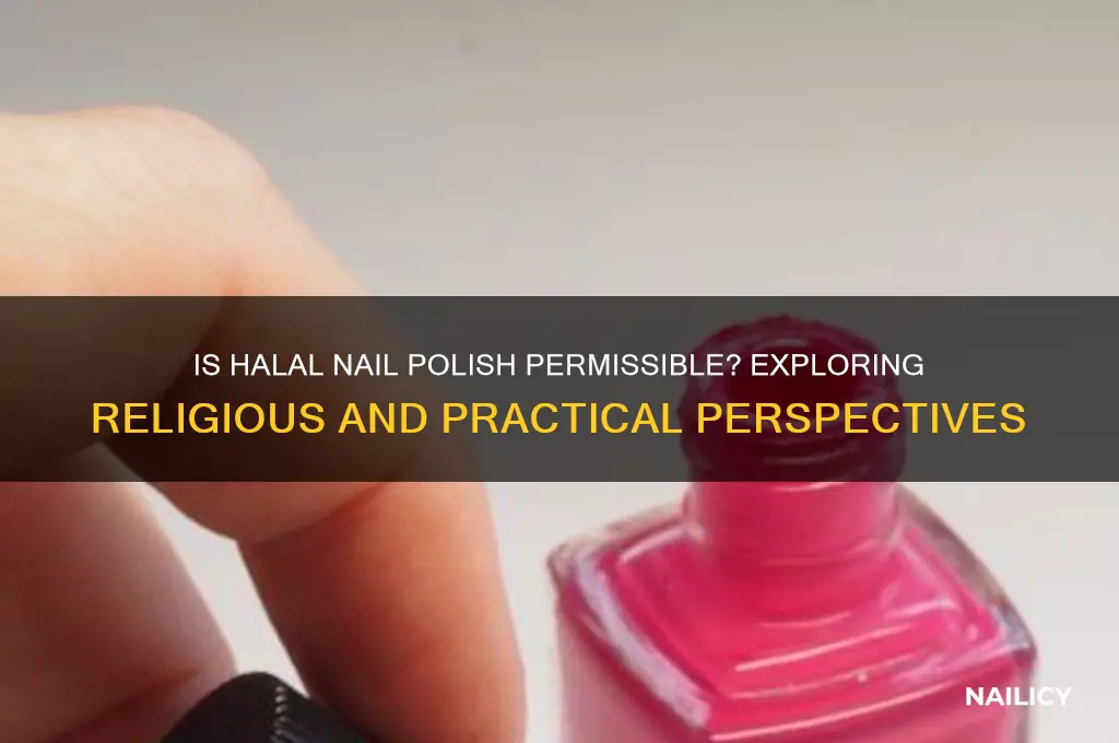 is halal nail polish permissible