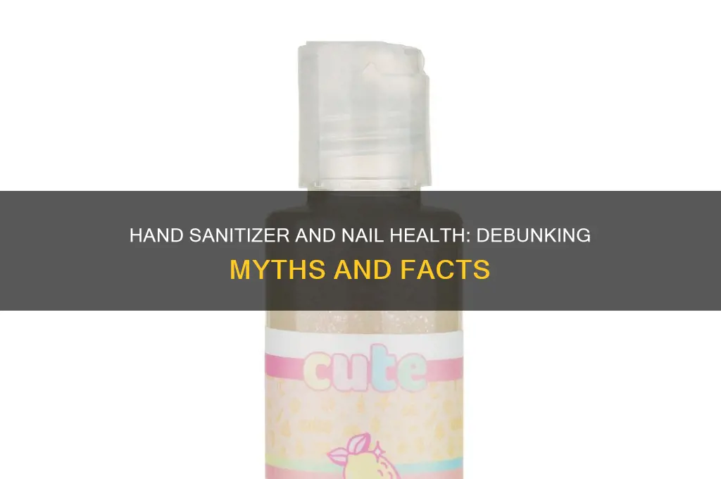 is hand sanitizer bad for your nails