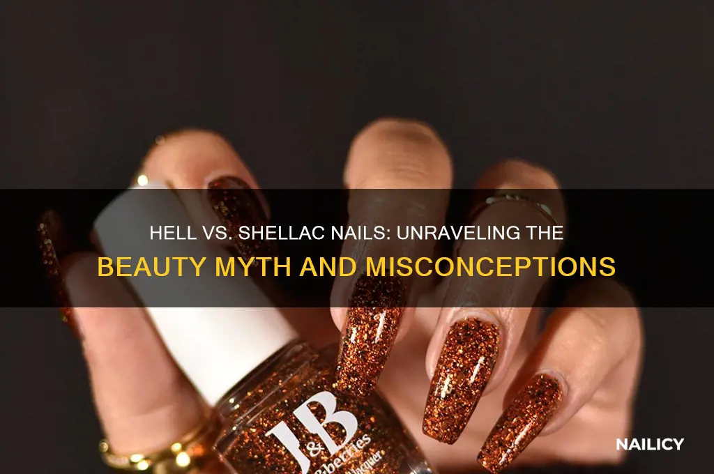is hell the same as shellac nails