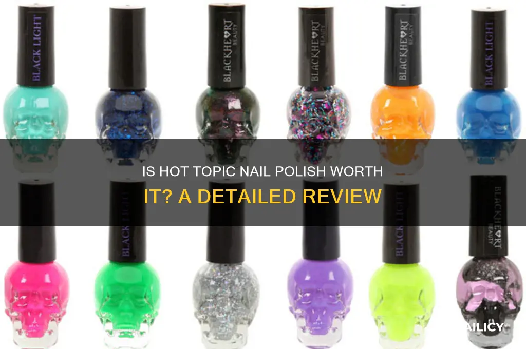 is hot topic nail polish good