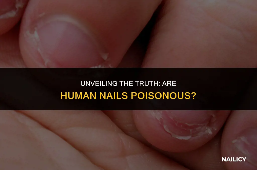 is human nails poisonous