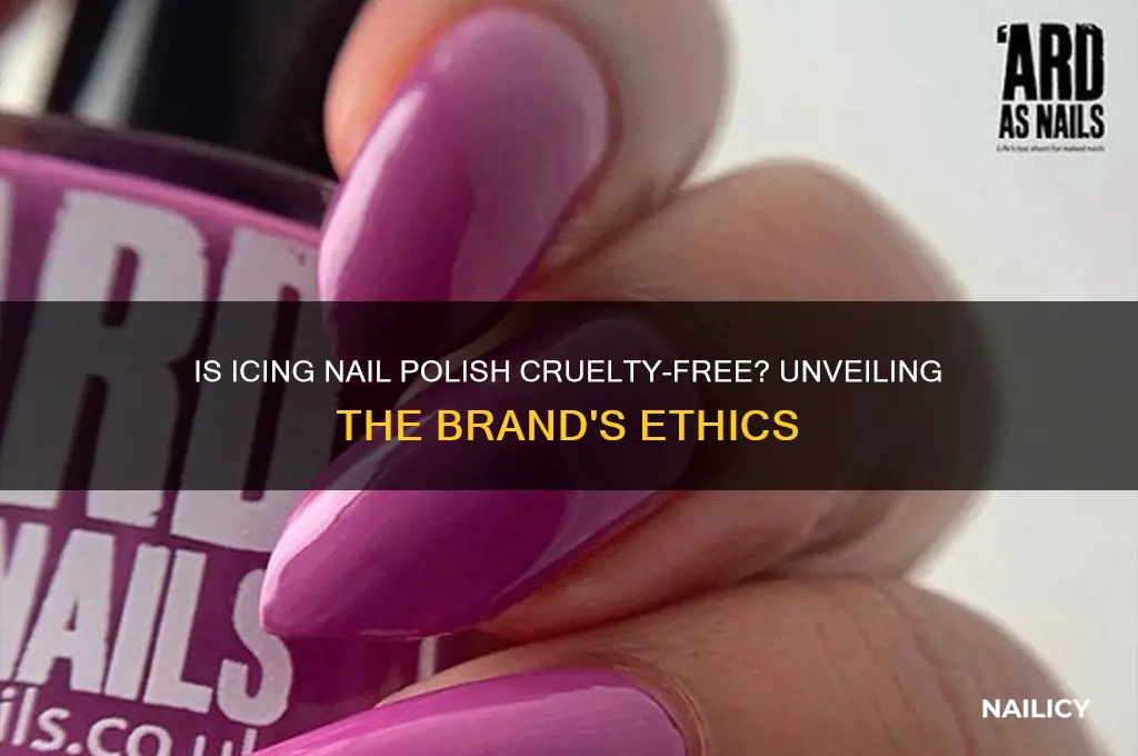 is icing nail polish cruelty free