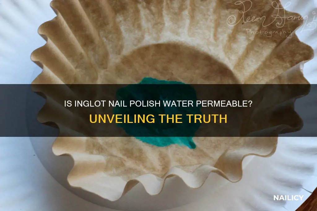 is inglot nail polish water permeable