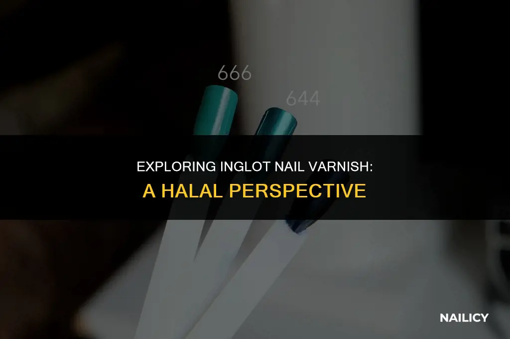 is inglot nail varnish halal