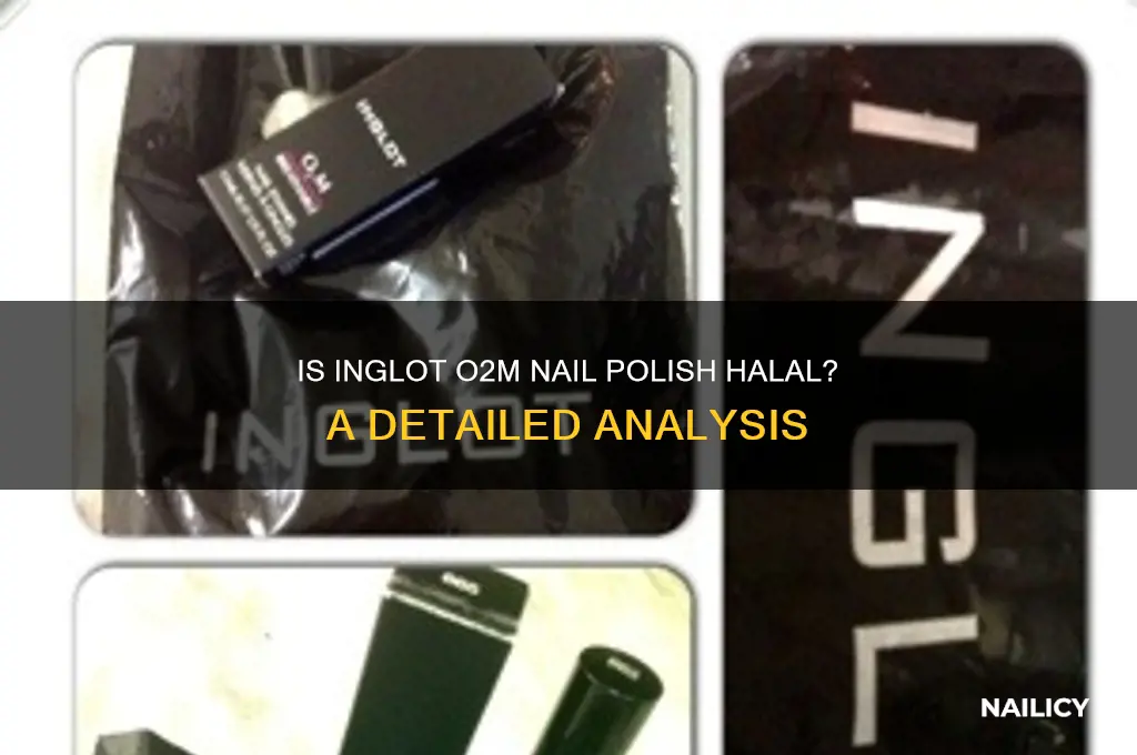 is inglot o2m nail polish halal