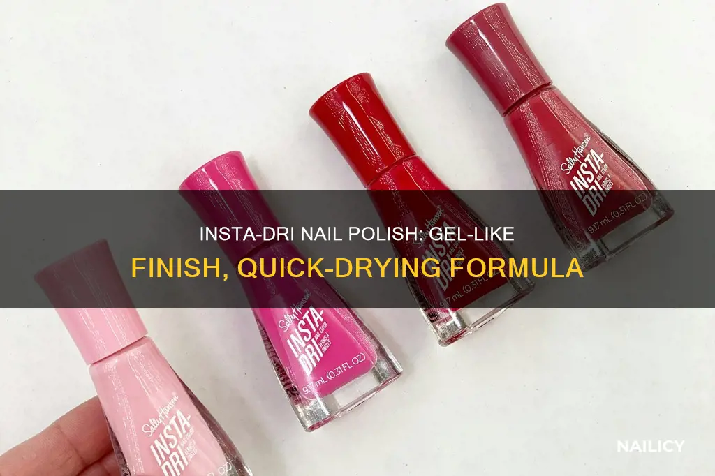 is insta dri nail polish gel