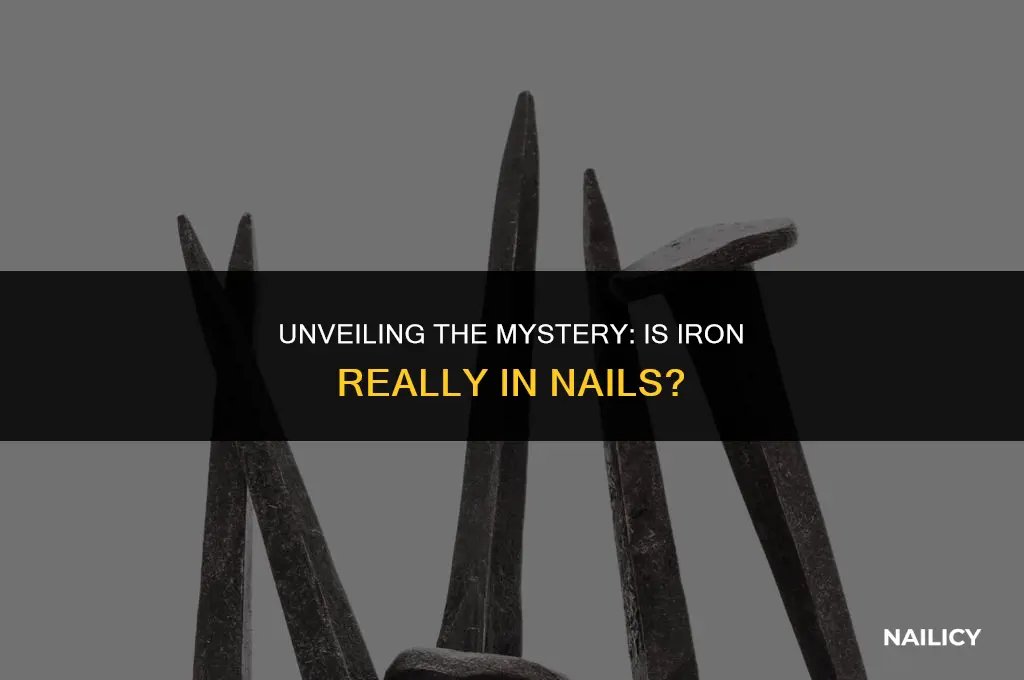 is iron in nails