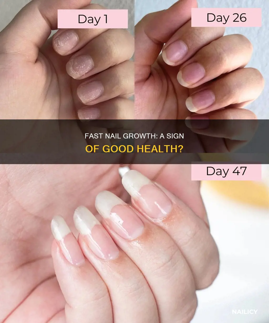 is it a good sign if your nails grow fast