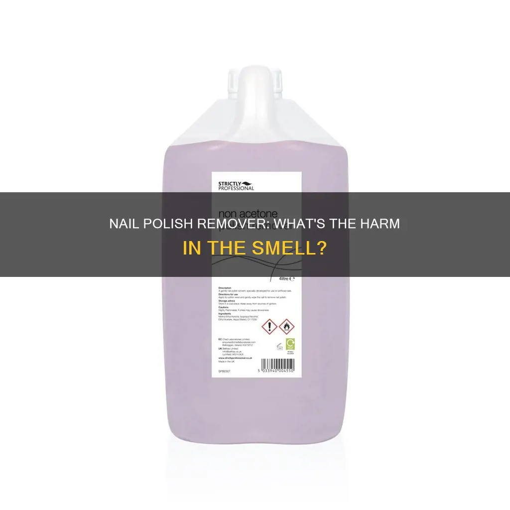 is it bad if you smell nail polish remover