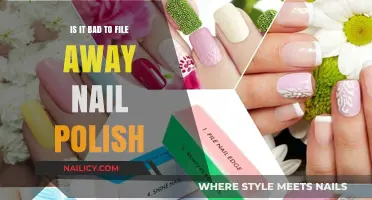 Is Filing Away Nail Polish Harmful? Tips for Healthy Nails