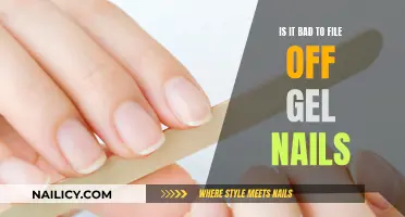 Gel Nails: Filing Them Off Can Damage Your Nails