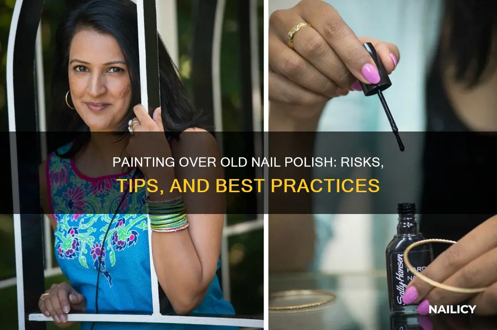 is it bad to paint over old nail polish