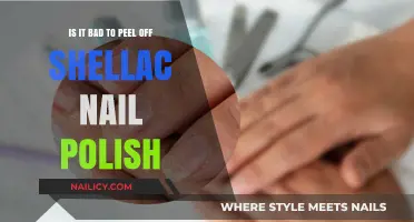Peeling Shellac Nail Polish: Harmful Habit or Harmless Shortcut?