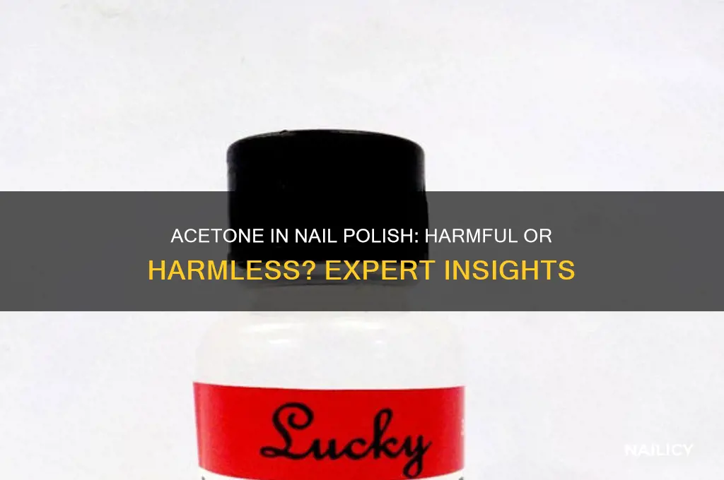 is it bad to put acetone in nail polish