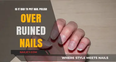 Nail Polish Over Ruined Nails: A Rescue or Further Damage?