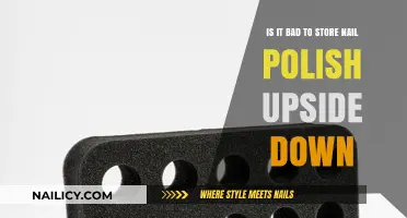 Storing Nail Polish Upside Down: Harmful or Harmless?