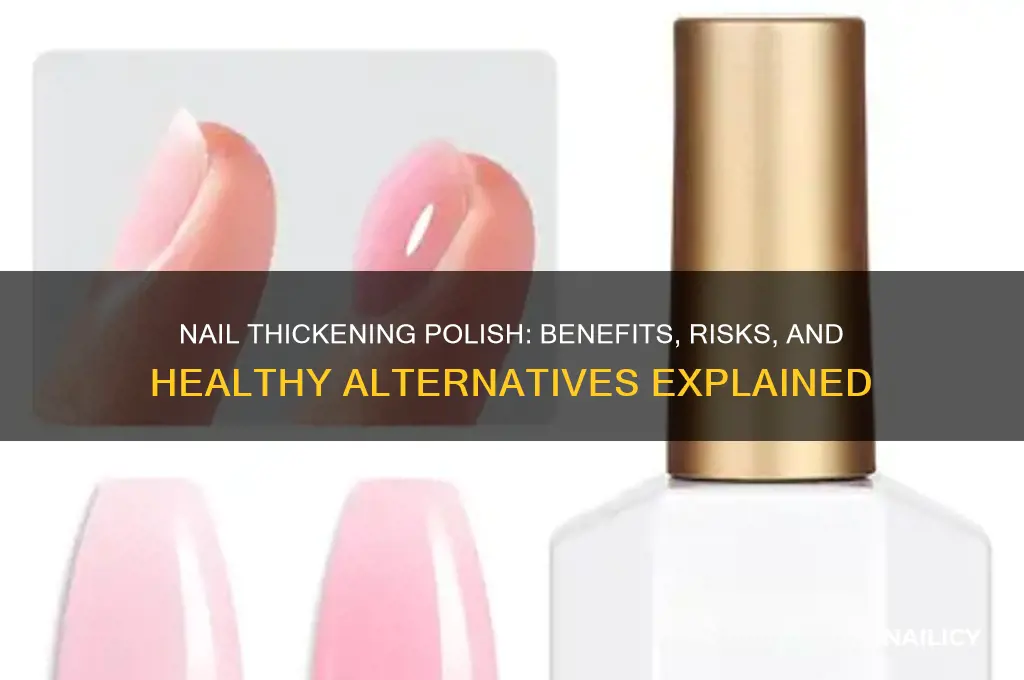 is it bad to use nail thickening nail polish