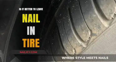 Should You Leave a Nail in Your Tire? Pros, Cons, and Risks