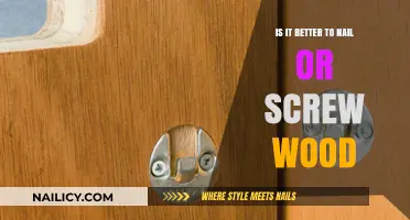Nails vs. Screws: Which is Best for Woodworking Projects?