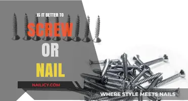 Screws vs. Nails: Which Fastener Wins for Your Project?