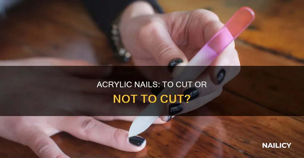 is it common not to cut cutilces for acrlyic nails