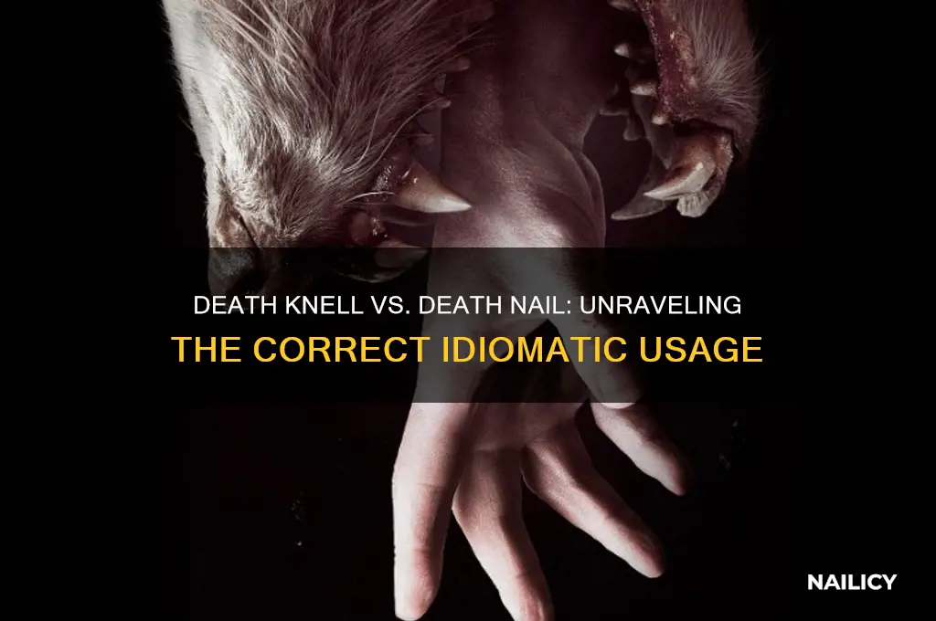is it death knell or death nail