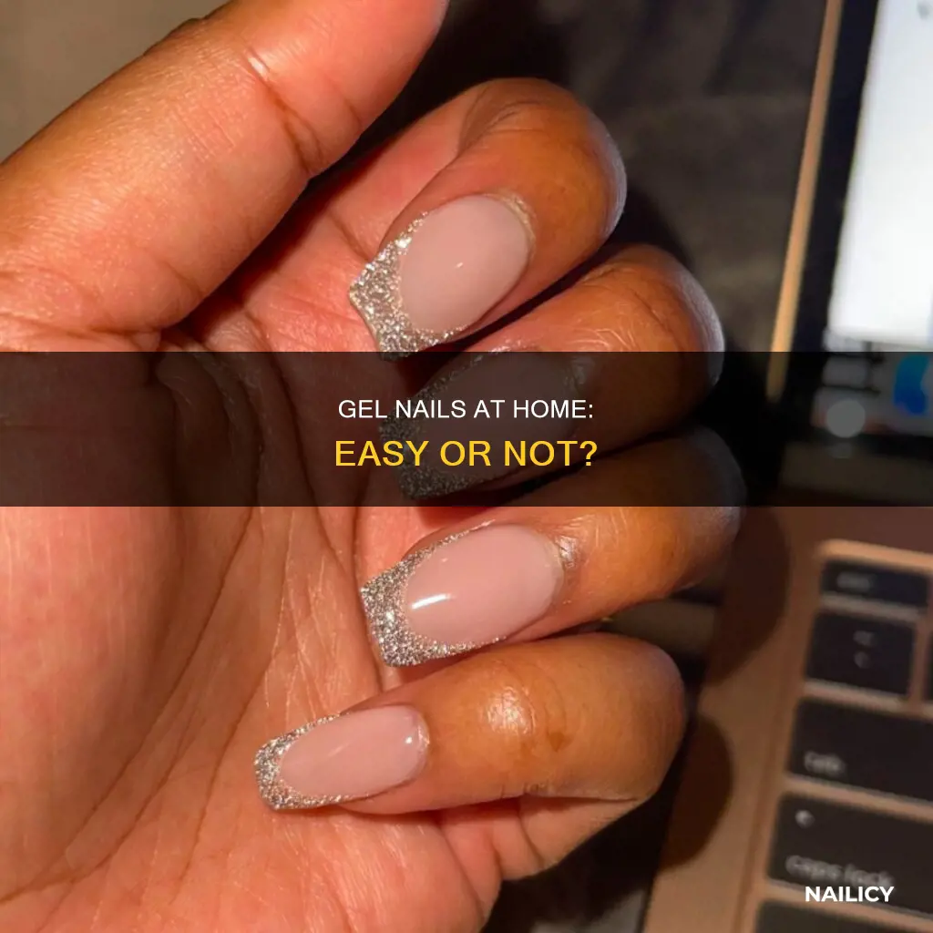 is it easy to do gel nails at home