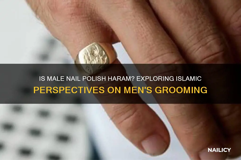 is it haram for guys to wear nail polish