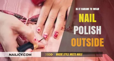 Is Wearing Nail Polish Outside Considered Haram in Islam?