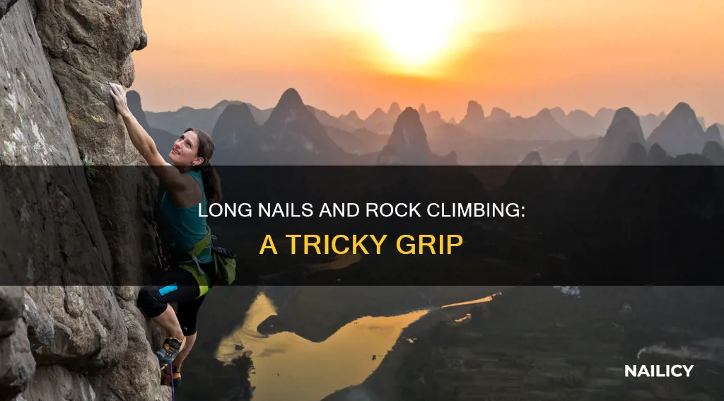 is it hard to rock climb with long nails