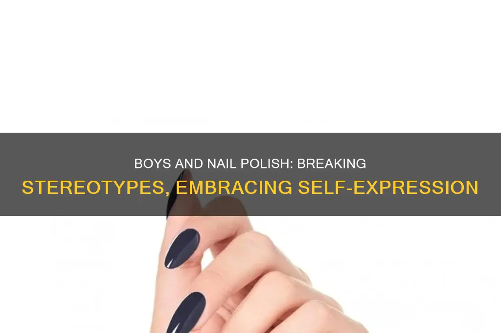is it ok if boys wear nail polish