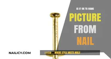 Hanging Pictures from Nails: A Safe and Stylish Solution?