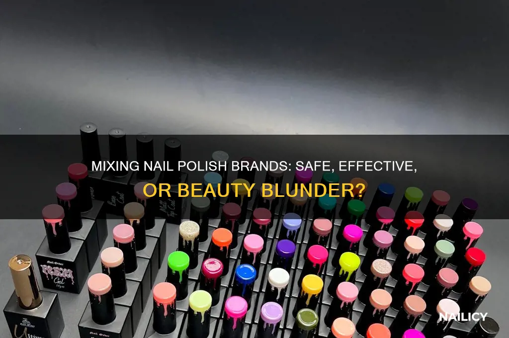 is it ok to mix different nail polish brands