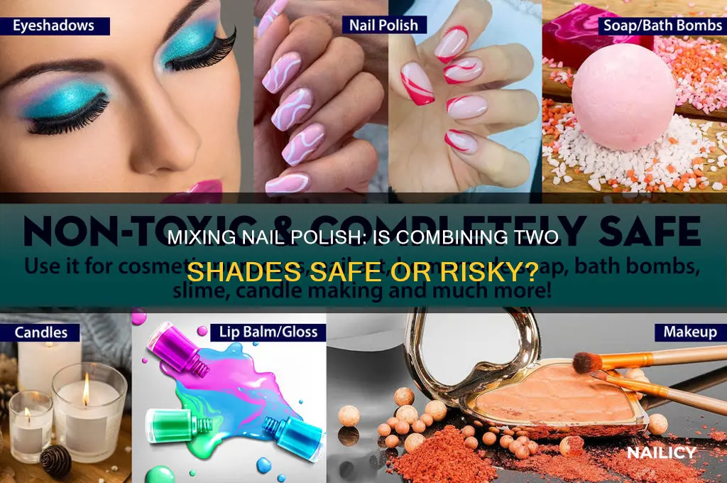 is it ok to mix two nail polish