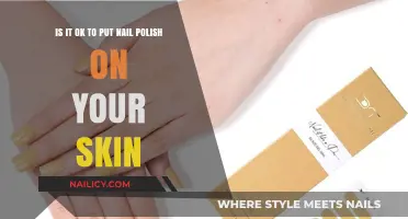 Is Nail Polish on Skin Safe? Risks and Precautions Explained