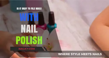 Filing Nails with Polish On: Safe Practice or Beauty Blunder?