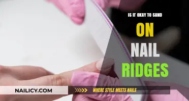 Sanding Nail Ridges: Safe Practice or Harmful Habit?