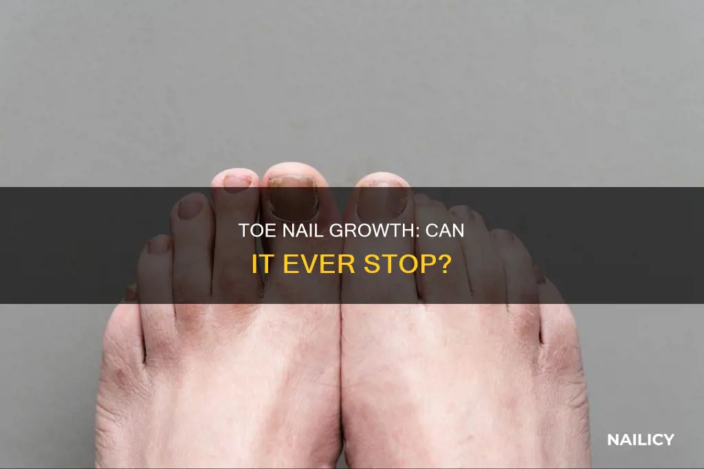 is it possible for your toe nails to stop growing