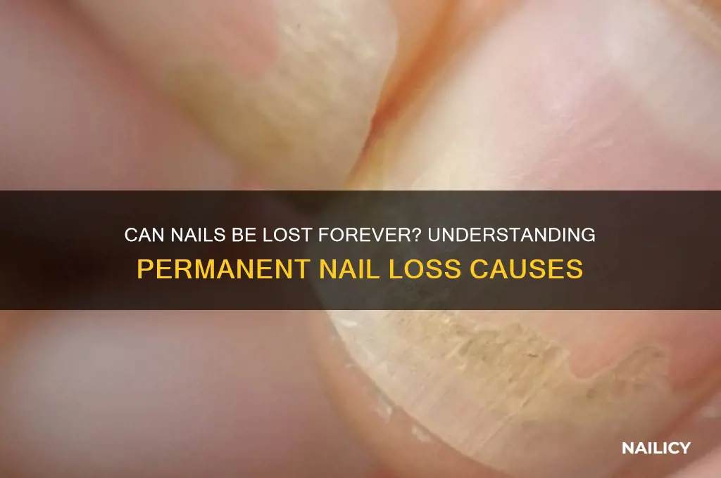 is it possible to permanently lose a nail
