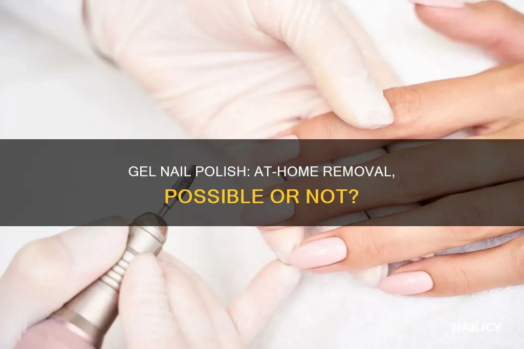 is it possible to remove gel nail polish at home