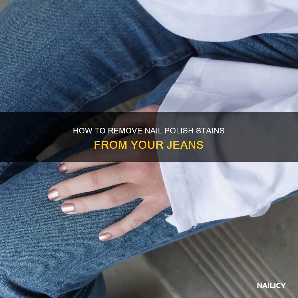 is it possible to remove nail polish from jeans