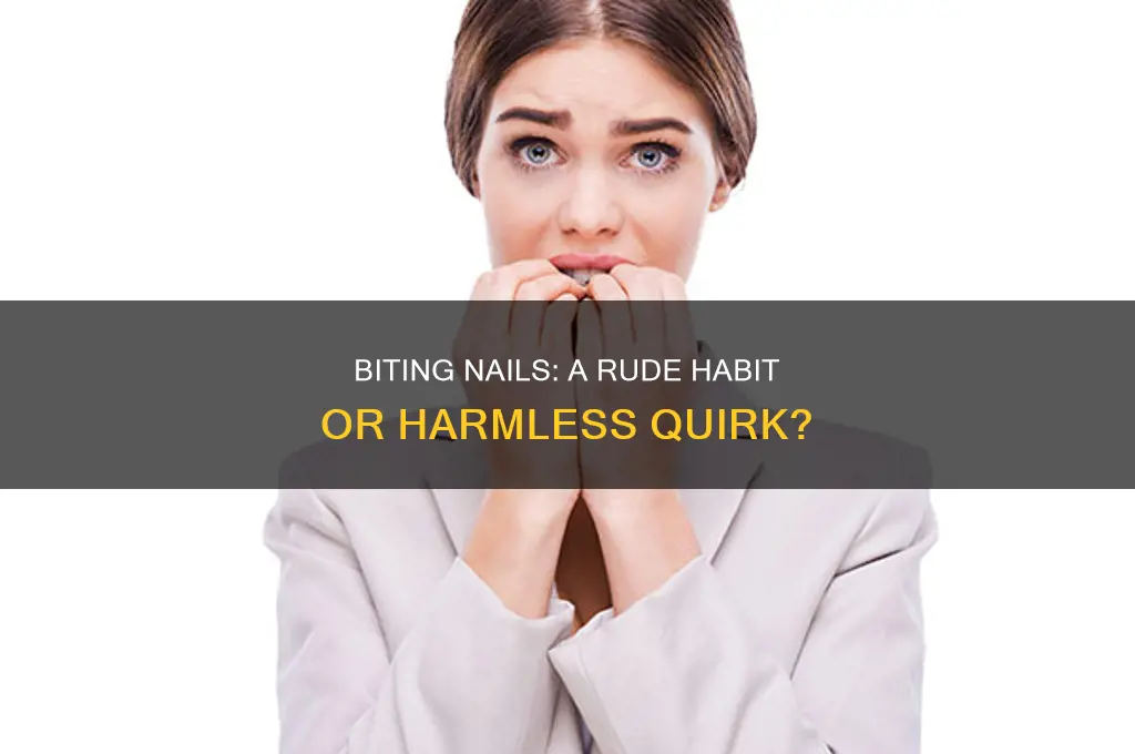 is it rude to bite your nails